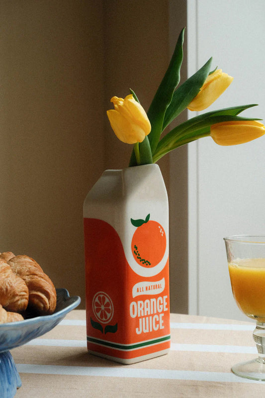 ORANGE JUICE VASE