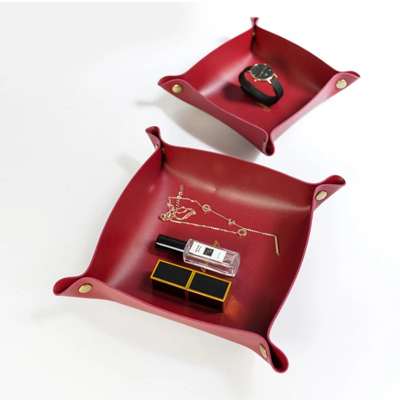 NORDIC LEATHER TRAY