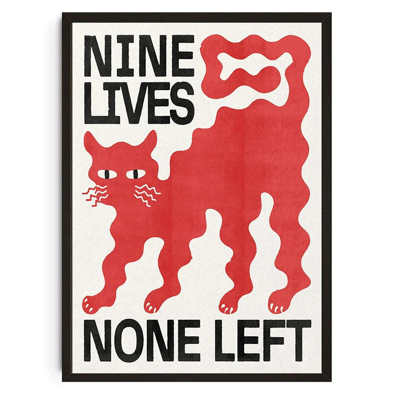 NINE LIVES NONE LEFT POSTER
