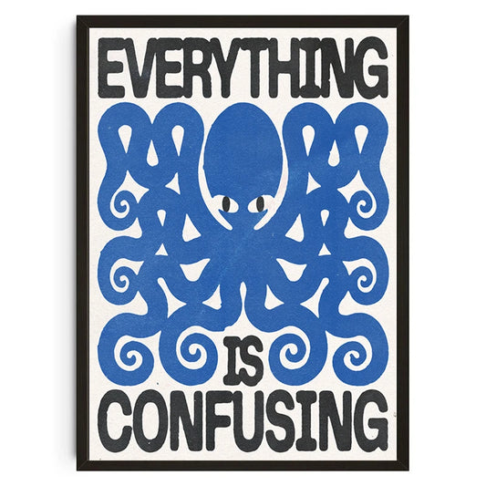 EVERYTHING IS CONFUSING POSTER
