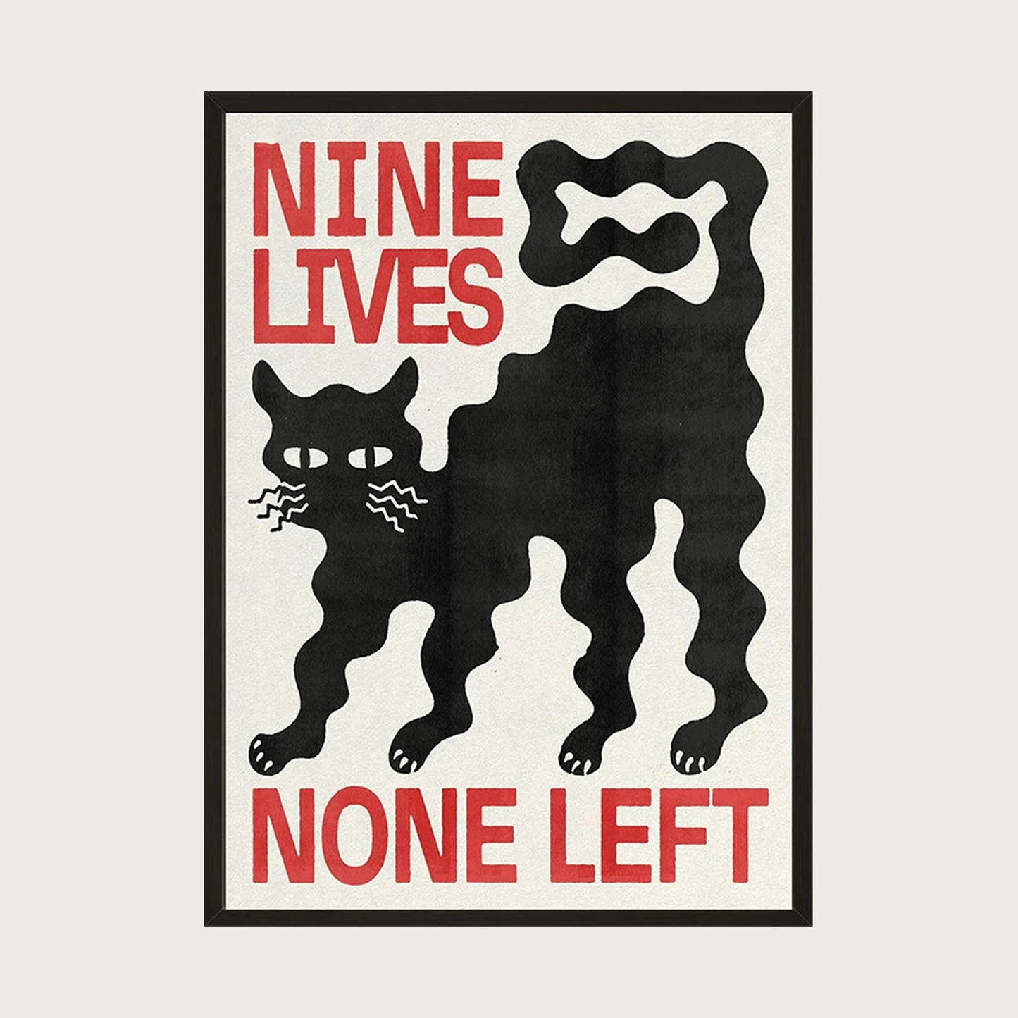 NINE LIVES NONE LEFT POSTER