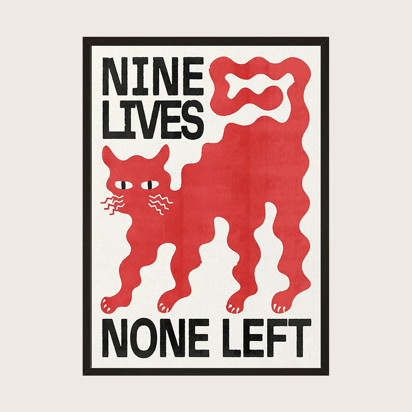 NINE LIVES NONE LEFT POSTER