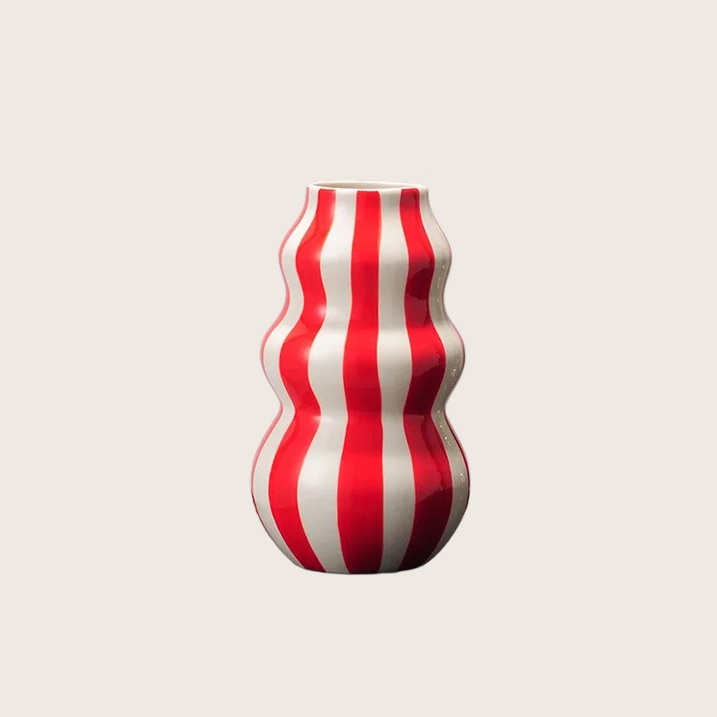WAVY STRIPED VASE