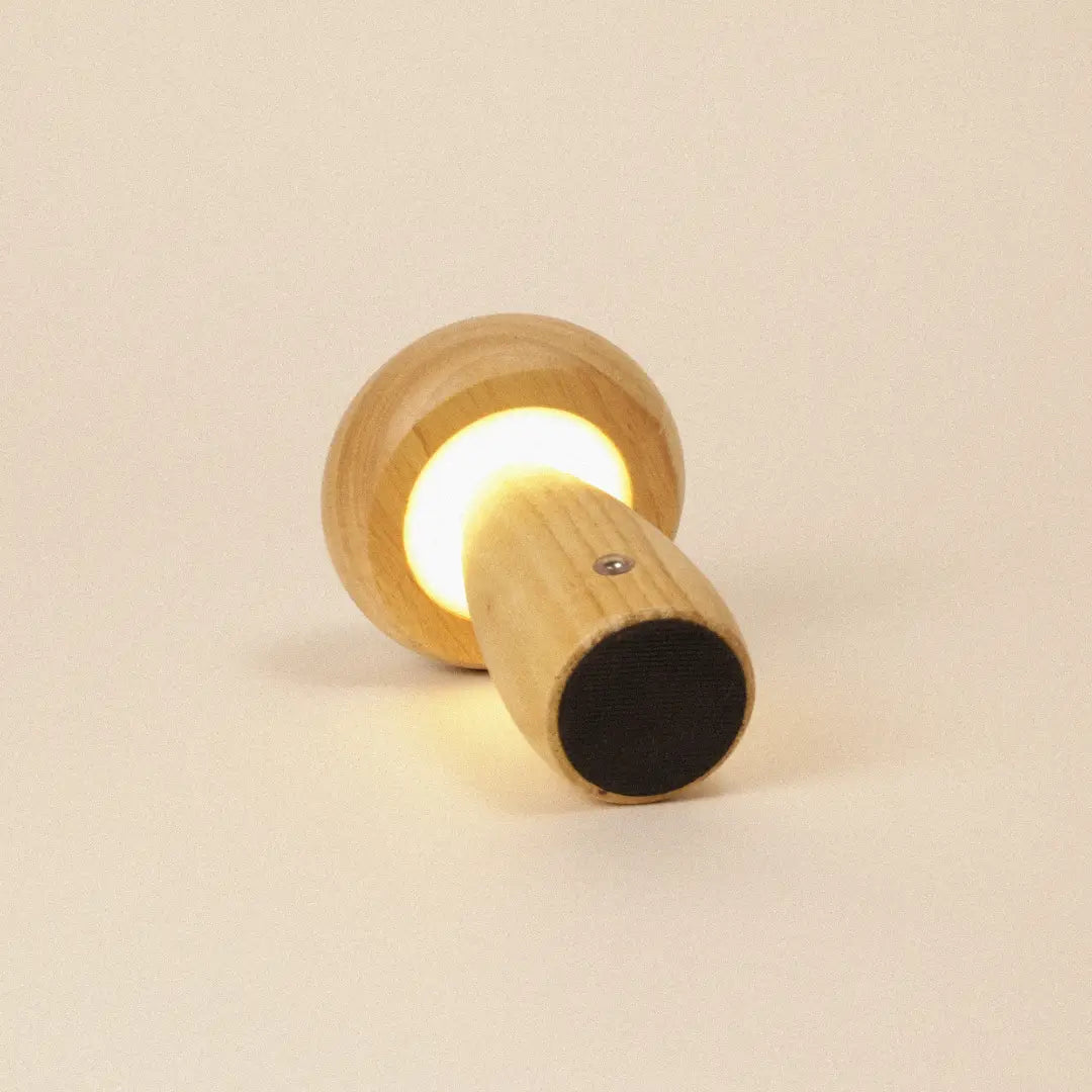 Wooden Mushroom Lamp | Maple