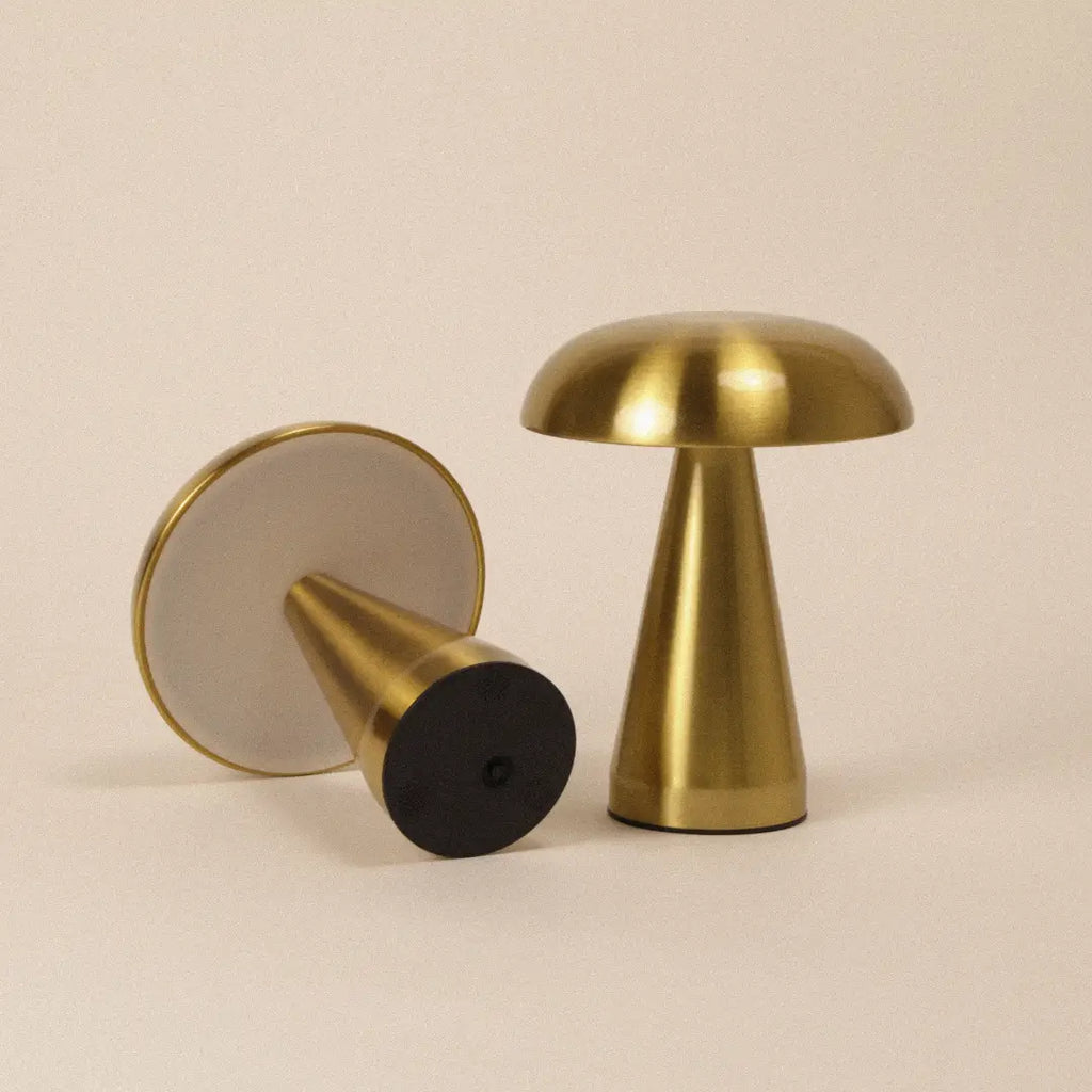 Retro Mushroom Lamp Duo