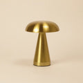 Retro Mushroom Lamp | Brushed Gold
