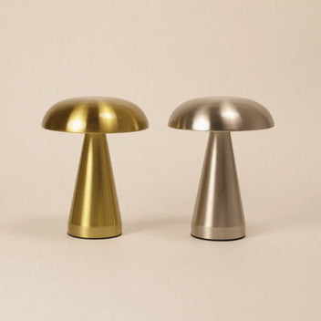 Retro Mushroom Lamp Duo