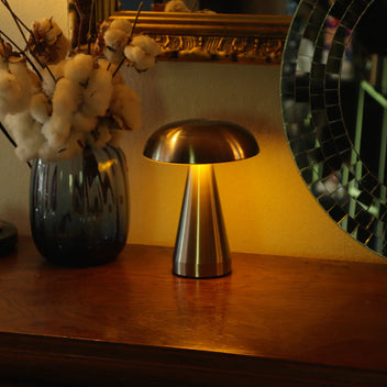 Retro Mushroom Lamp | Aluminium