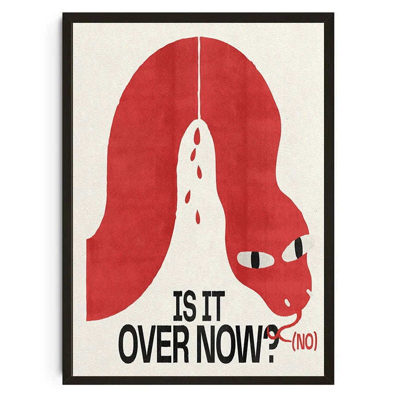 IS IT OVER NOW POSTER
