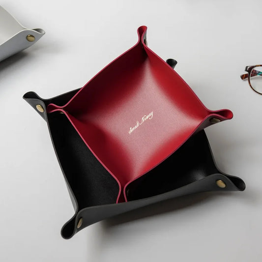 NORDIC LEATHER TRAY