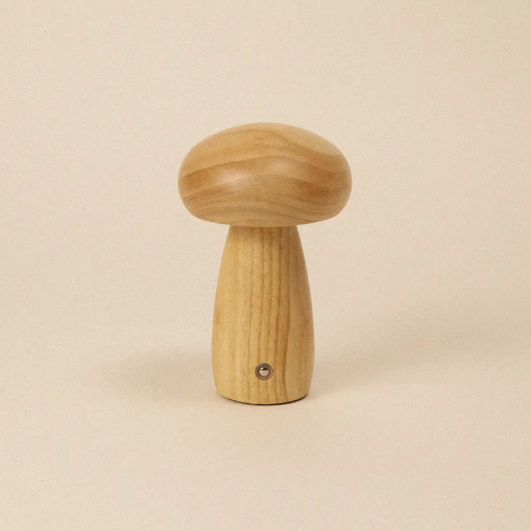 Wooden Mushroom Lamp | Maple