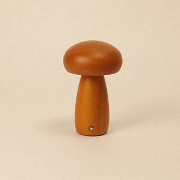 Wooden Mushroom Lamp | Walnut