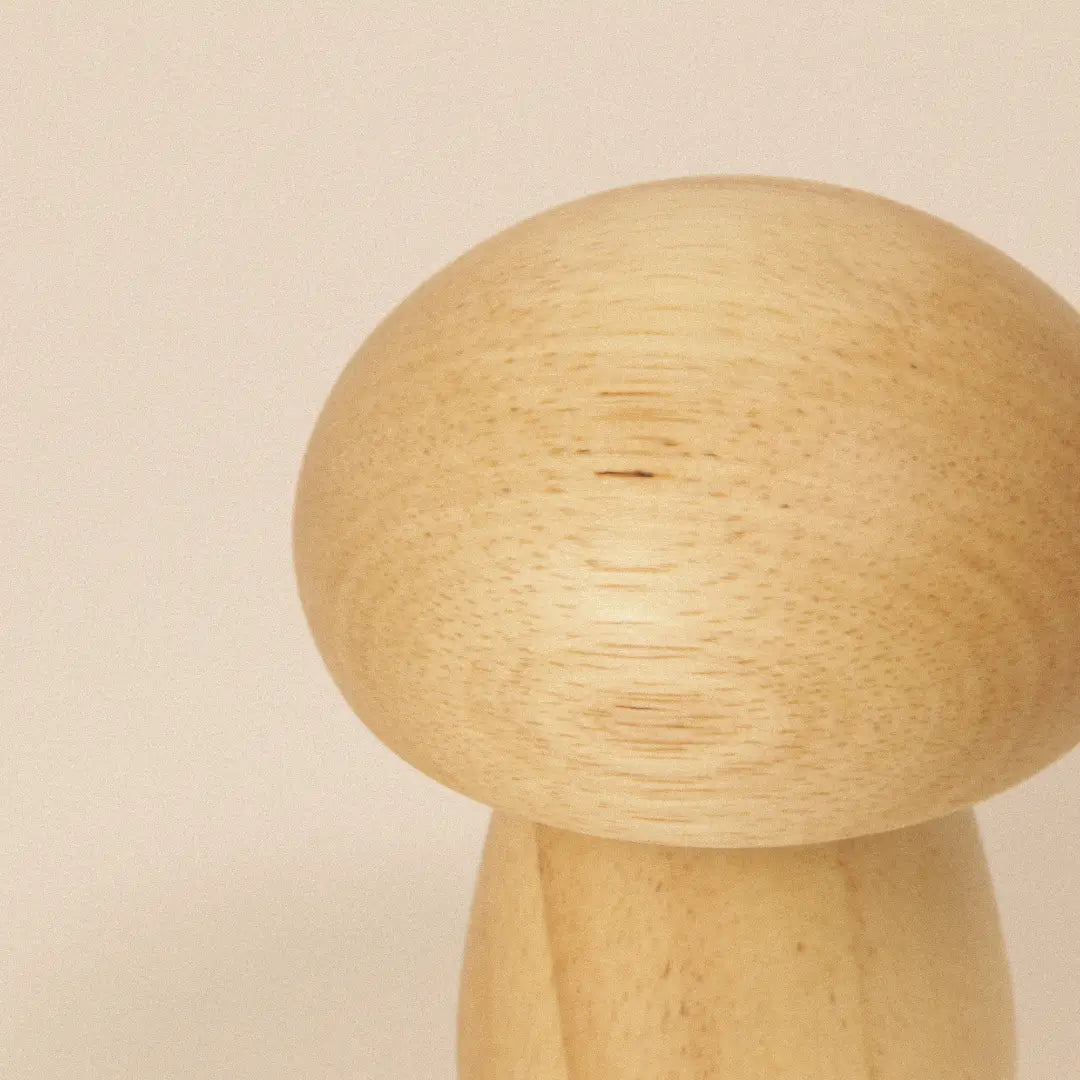 Wooden Mushroom Lamp | Maple