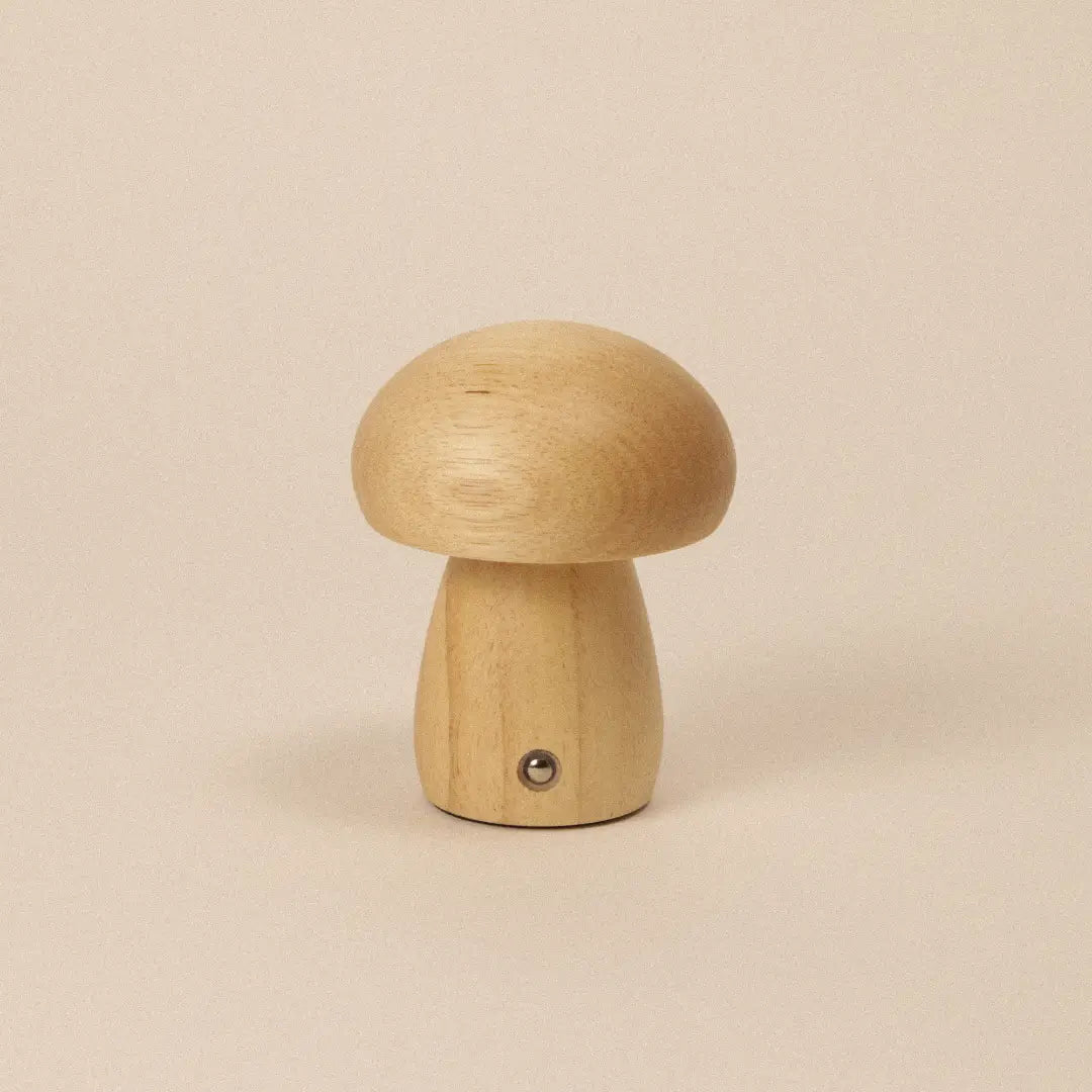 Wooden Mushroom Lamp | Maple