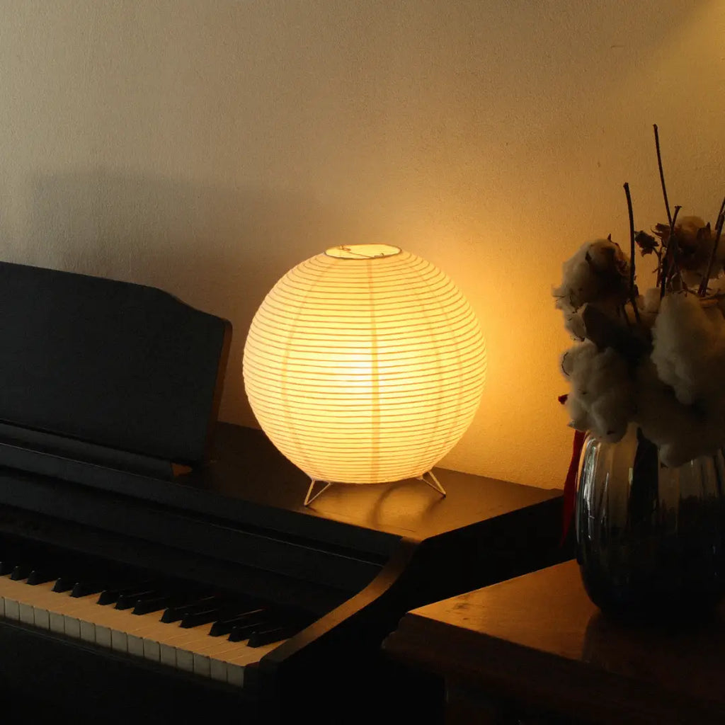 Washi Moon Lamp