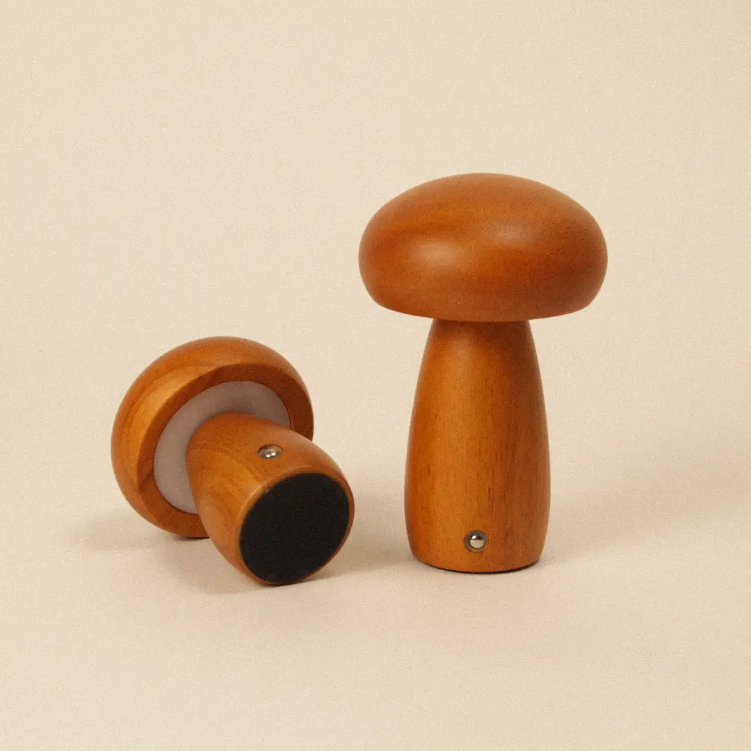 Wooden Mushroom Lamp | Walnut