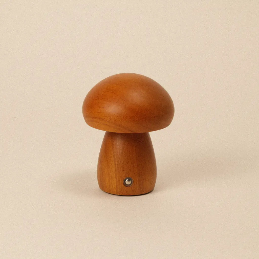 Wooden Mushroom Lamp | Walnut