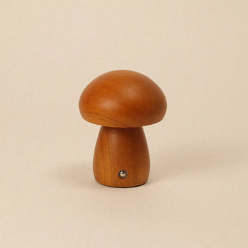 Wooden Mushroom Lamp | Walnut