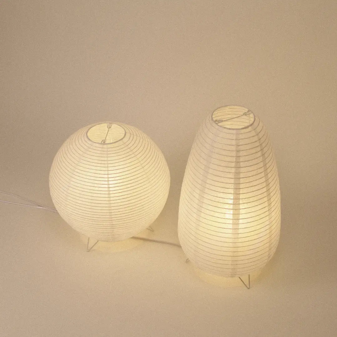 Washi Moon Lamp