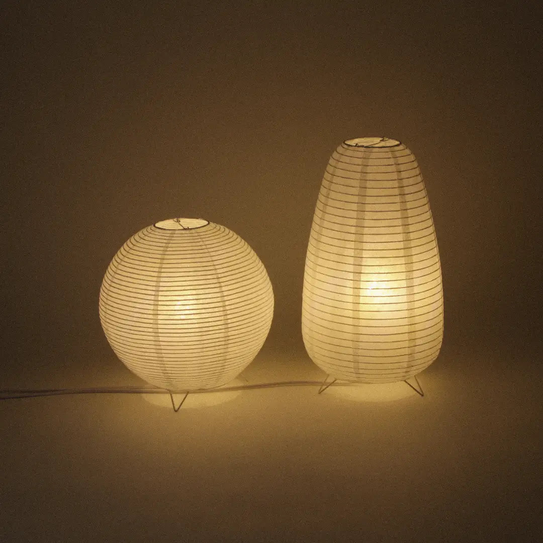 Washi Moon Lamp
