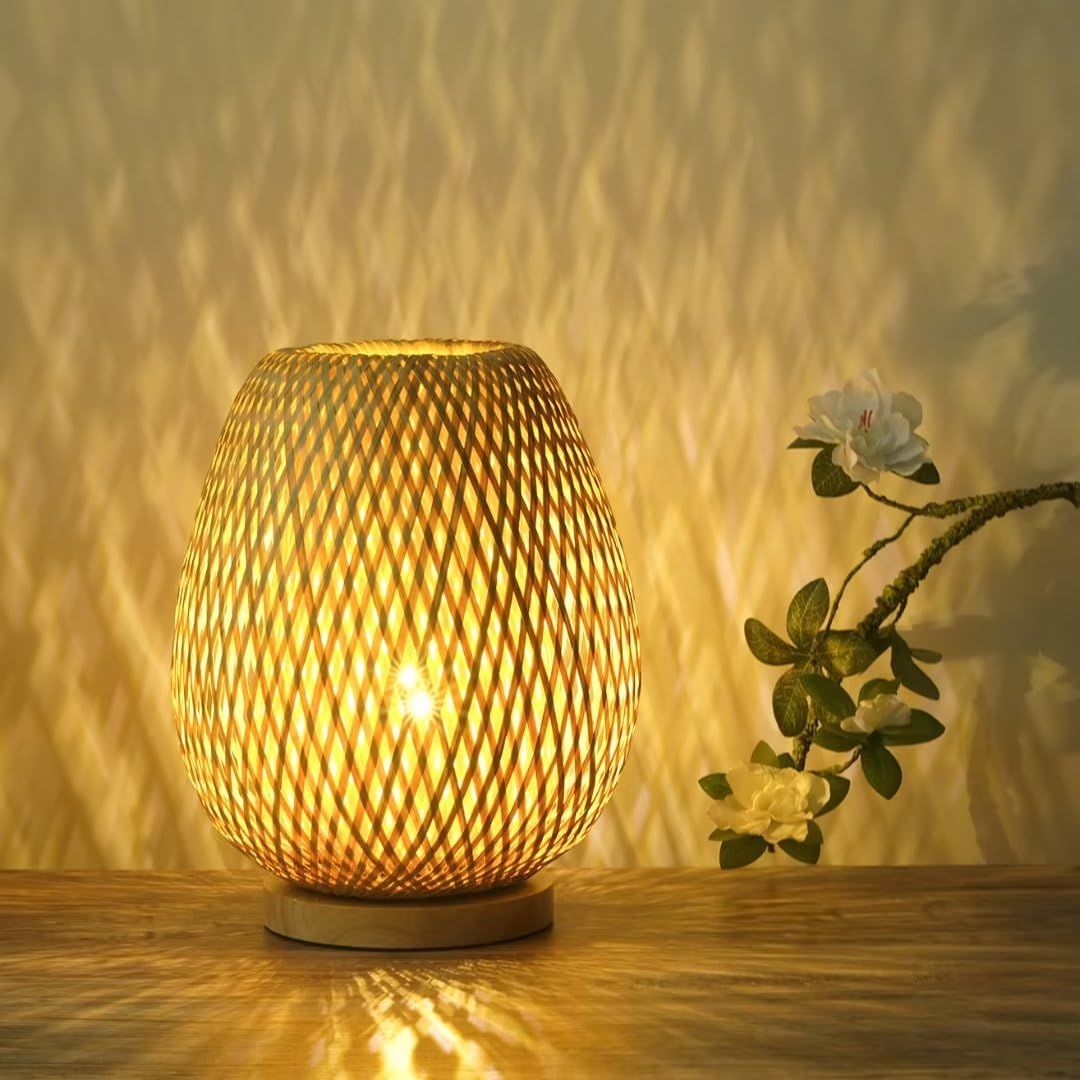 Rattan Table Lamp