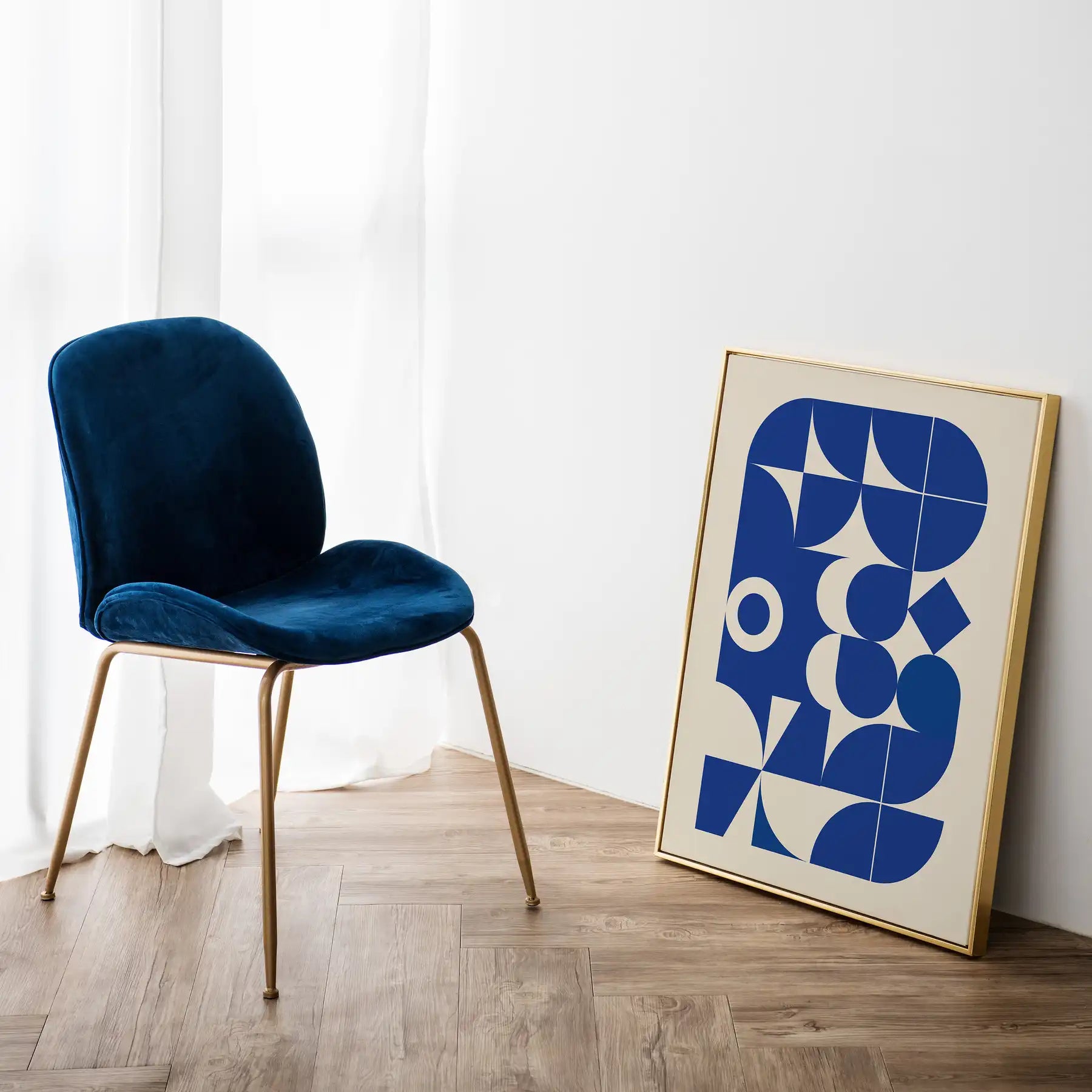 Structural Azure Poster – NOKA HOME