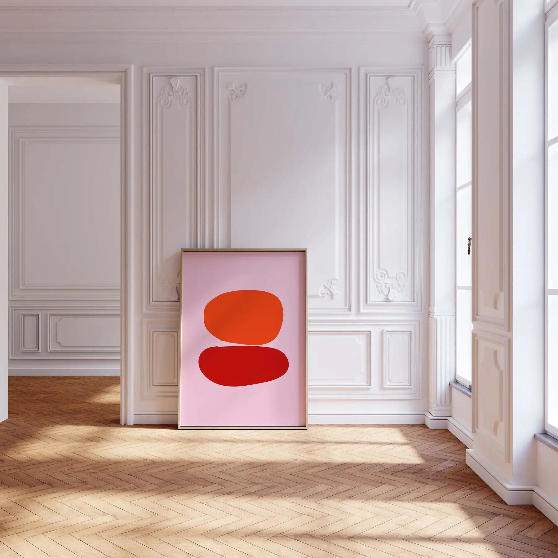 Crimson Bloom Poster