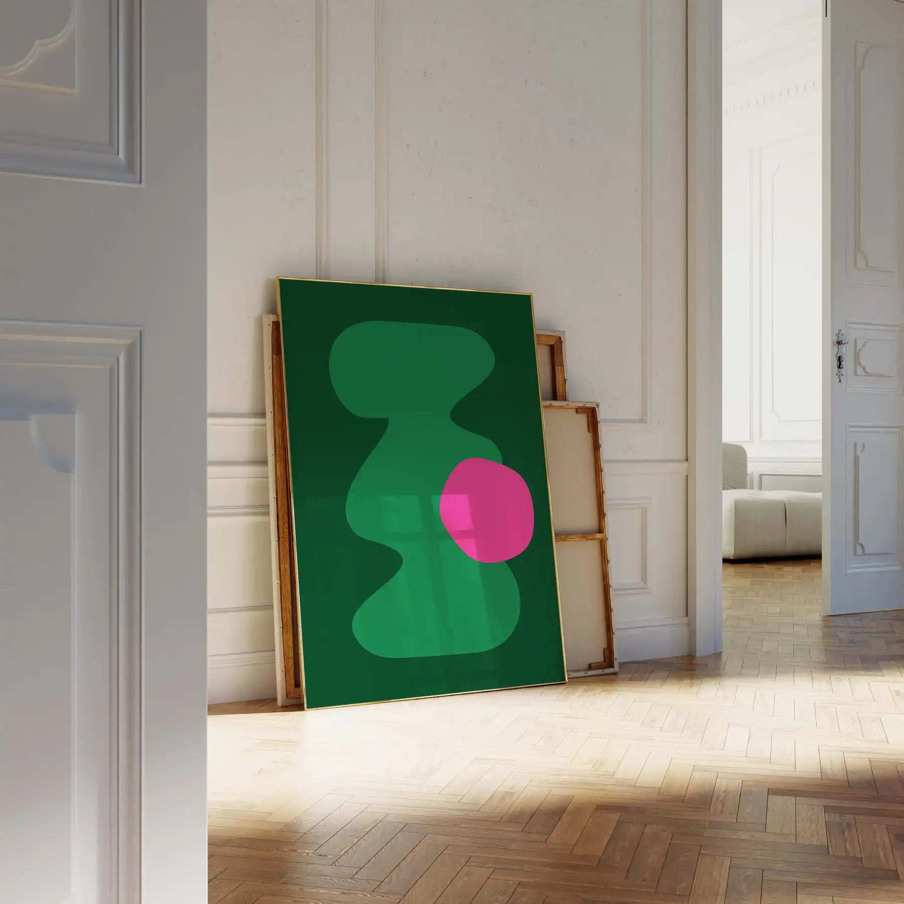 Moss & Magenta Poster