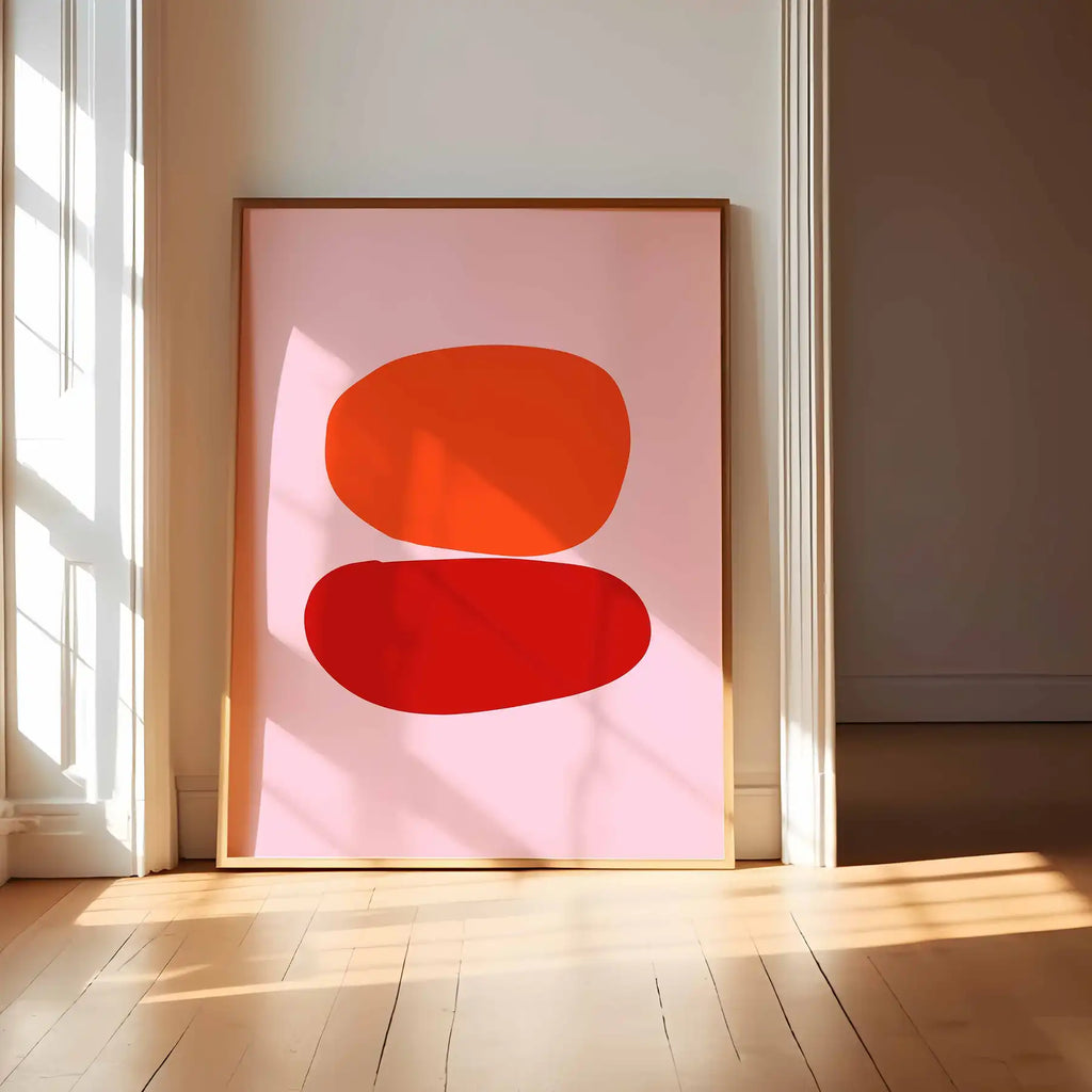 Crimson Bloom Poster