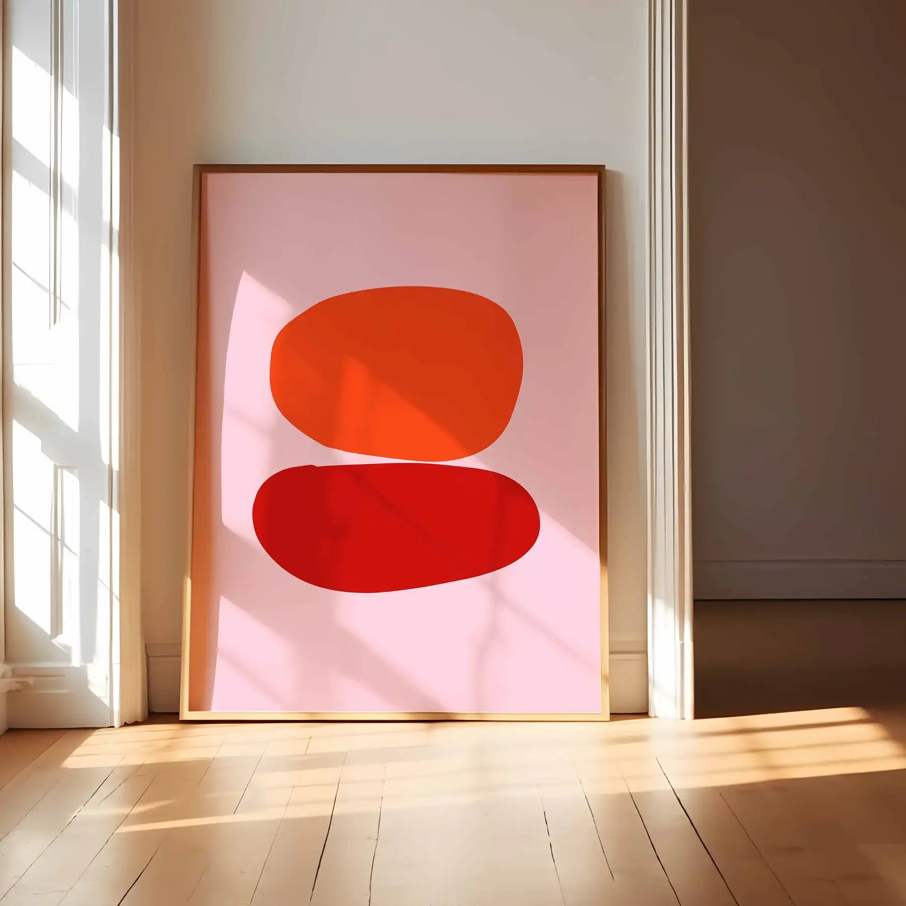 Crimson Bloom Poster