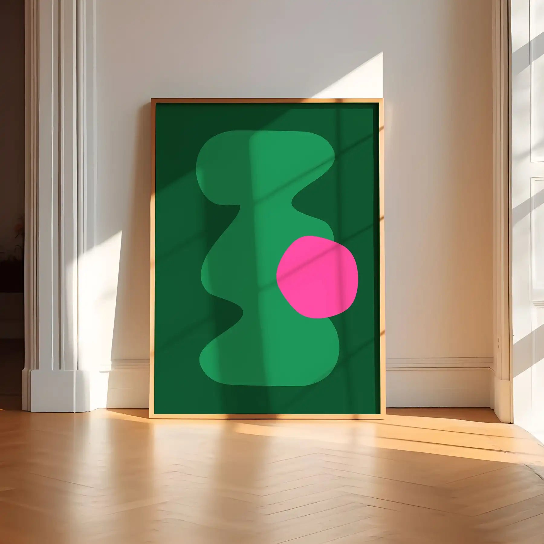 Moss & Magenta Poster
