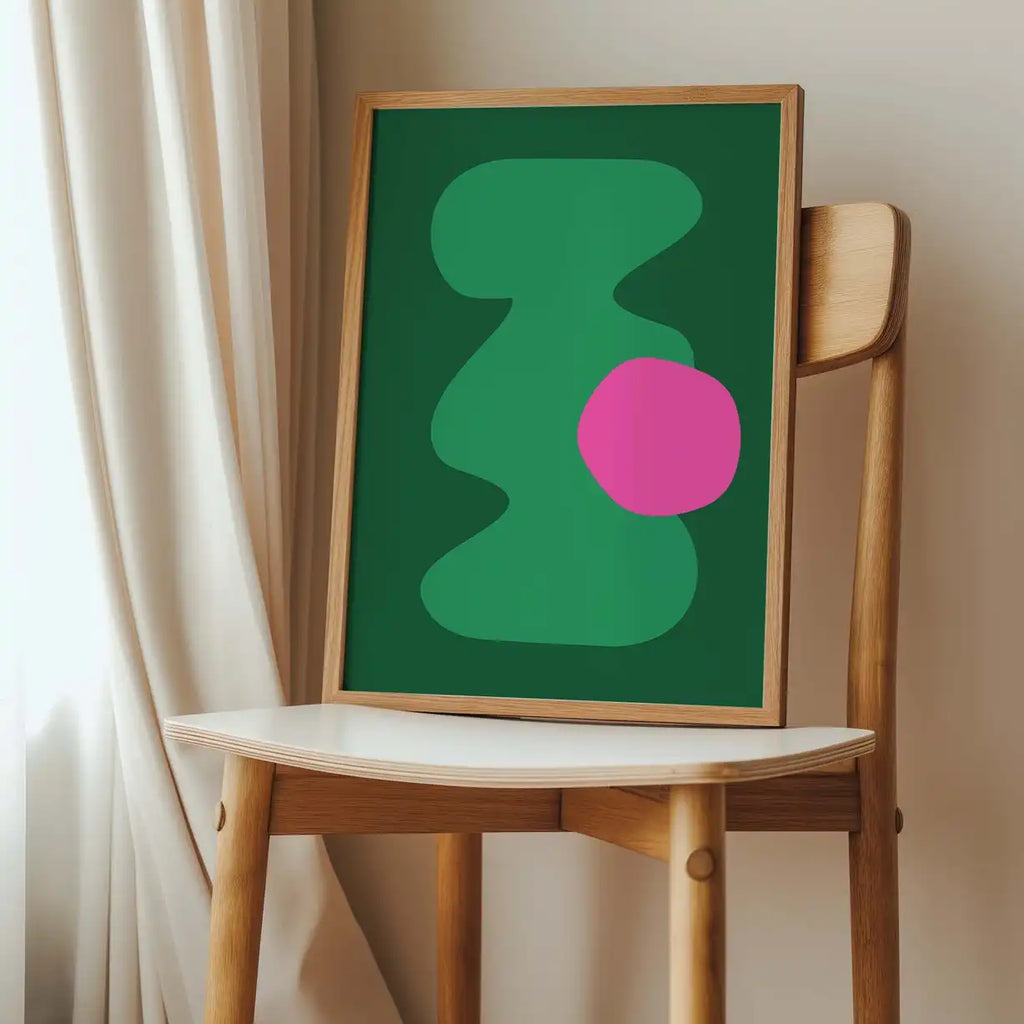 Moss & Magenta Poster