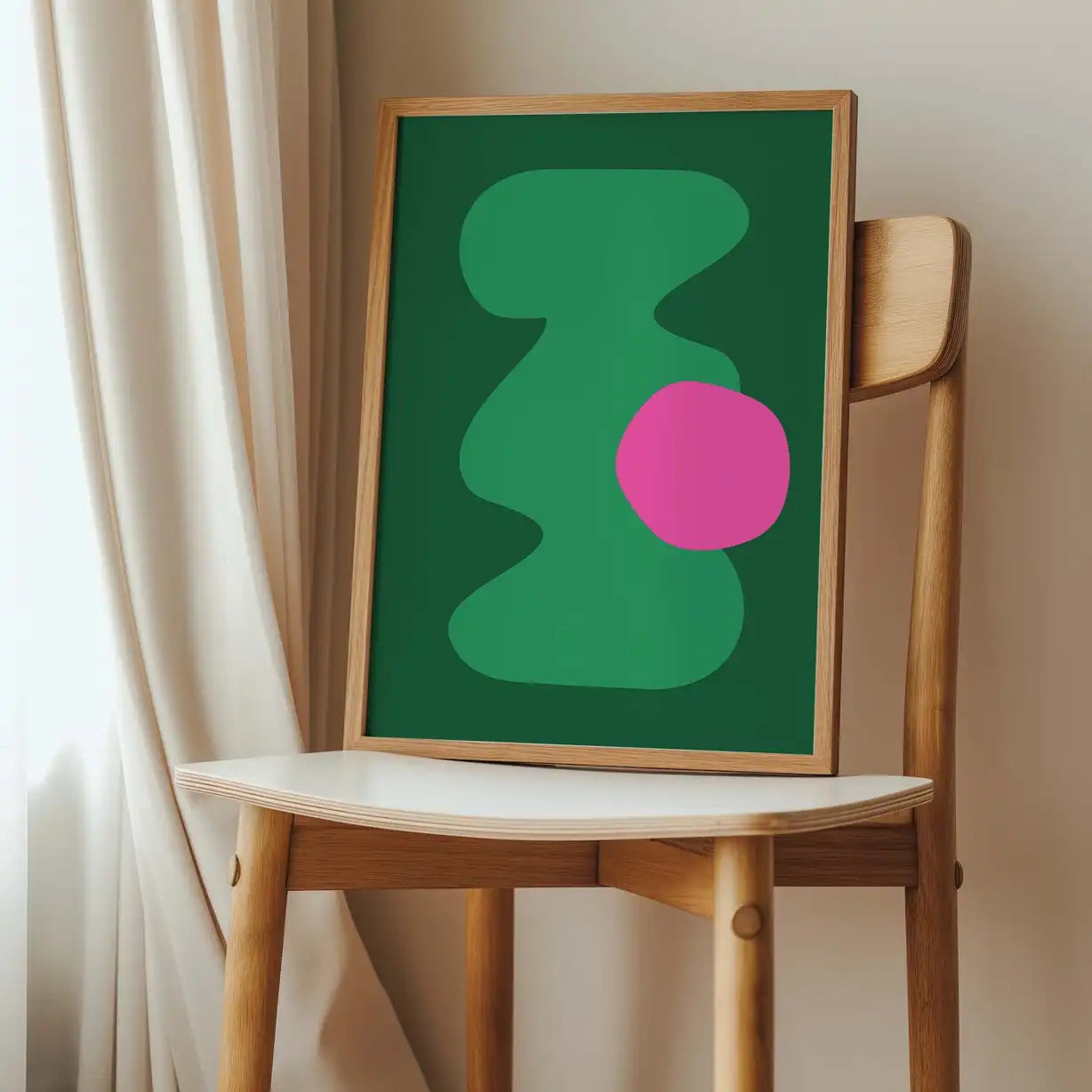 Moss & Magenta Poster