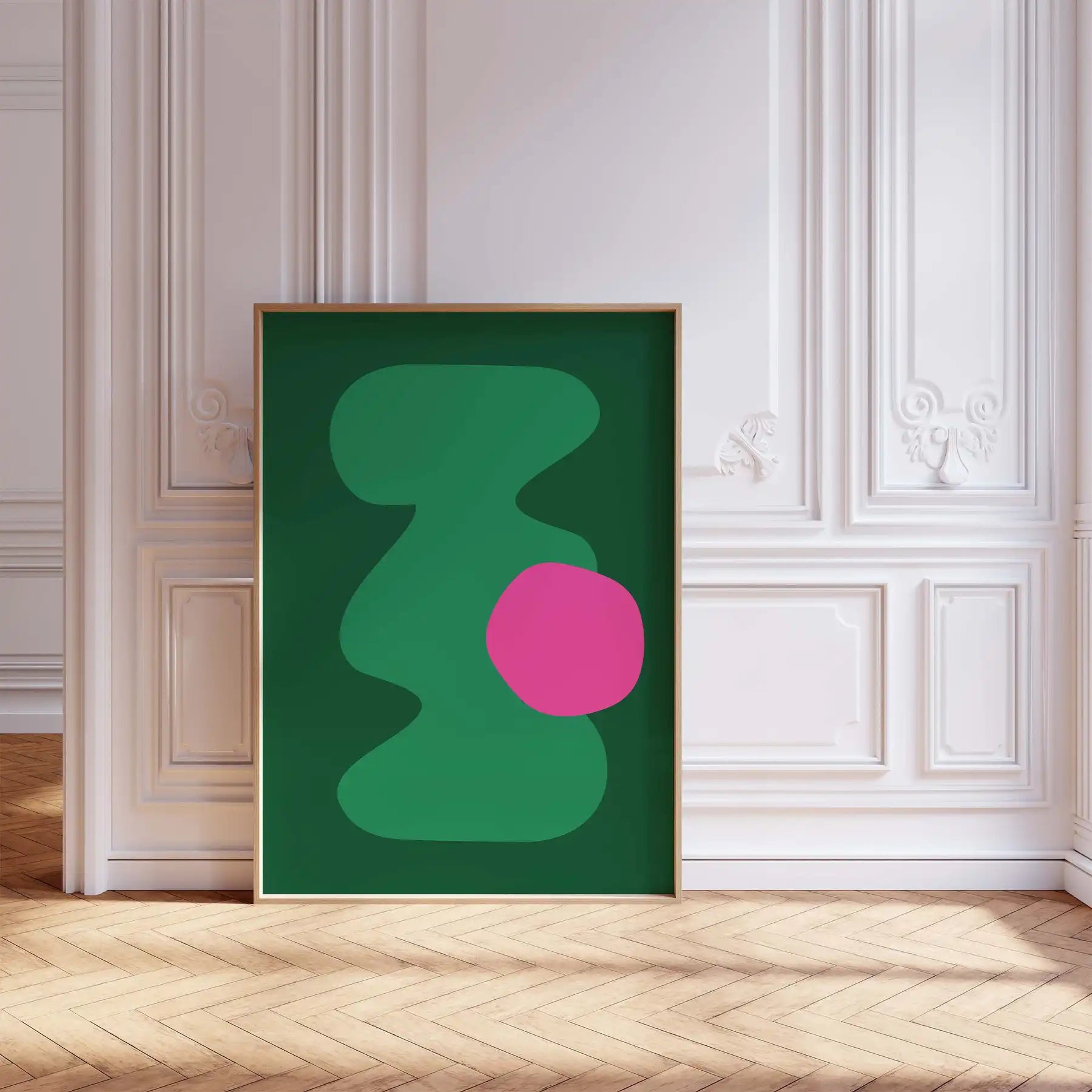 Moss & Magenta Poster
