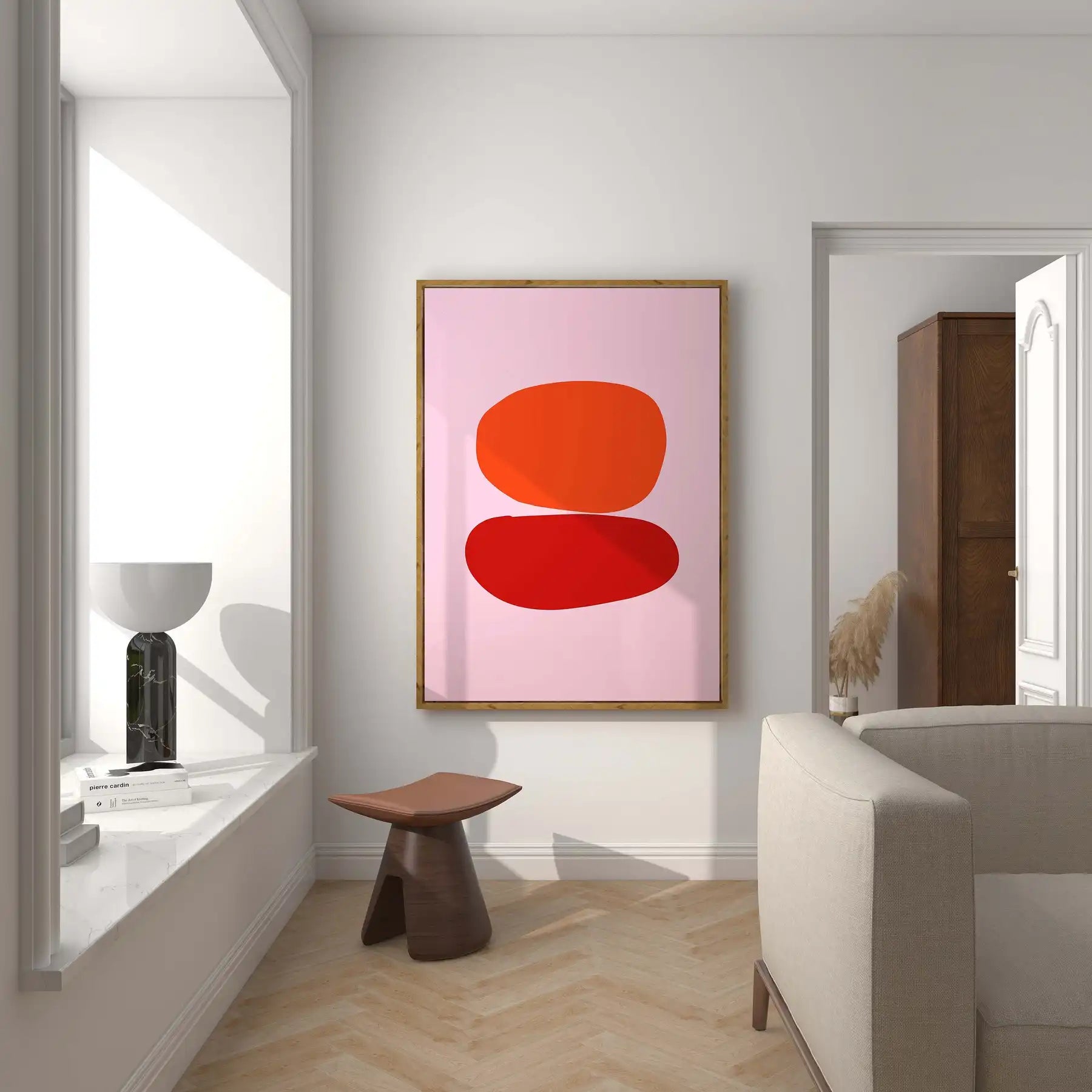 Crimson Bloom Poster