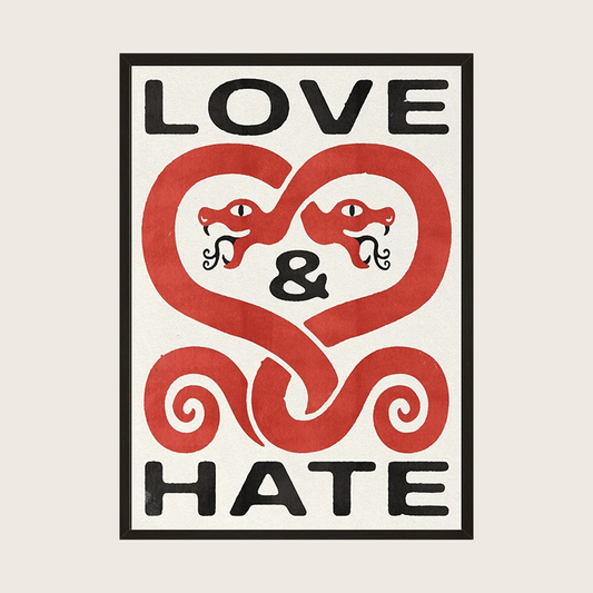 LOVE AND HATE POSTER
