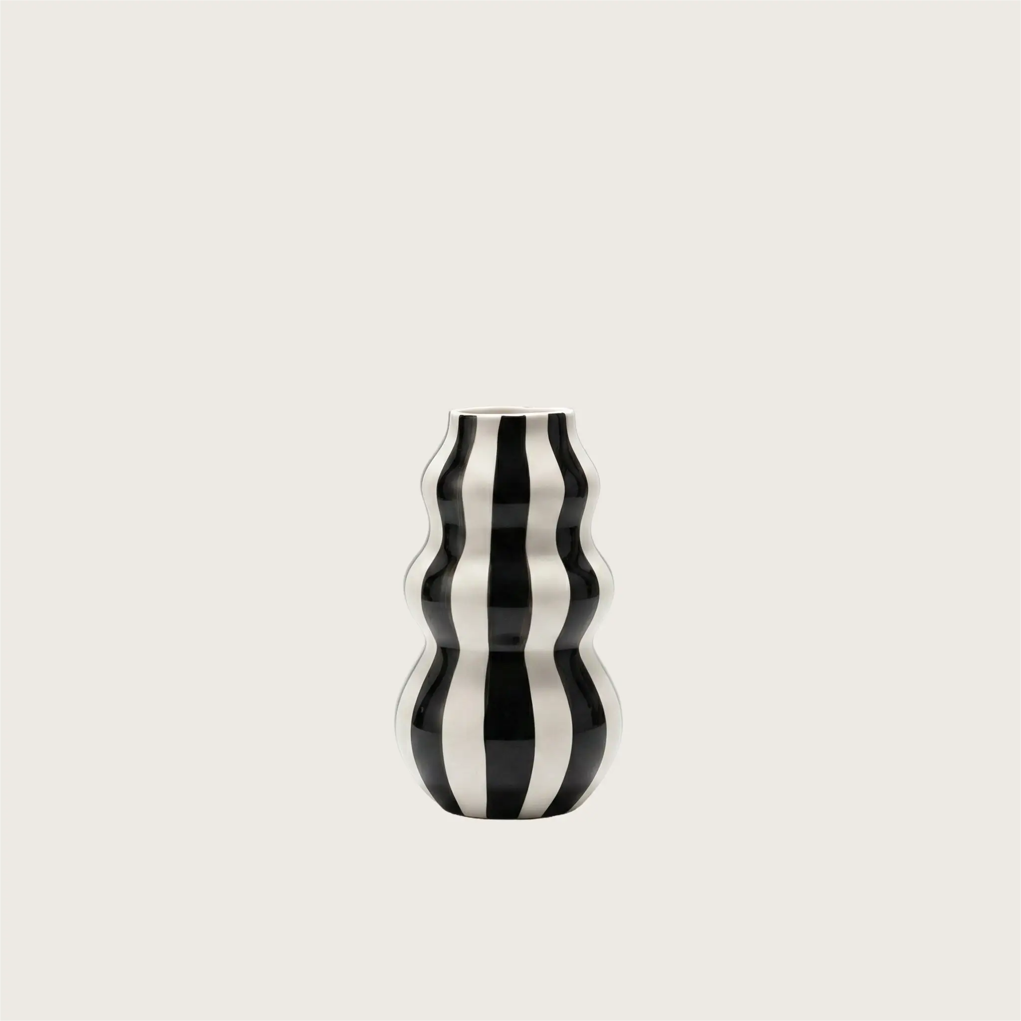 WAVY STRIPED VASE