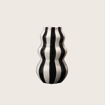 WAVY STRIPED VASE