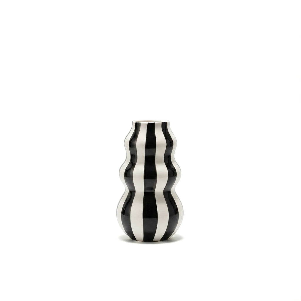 Wavy Striped Vase