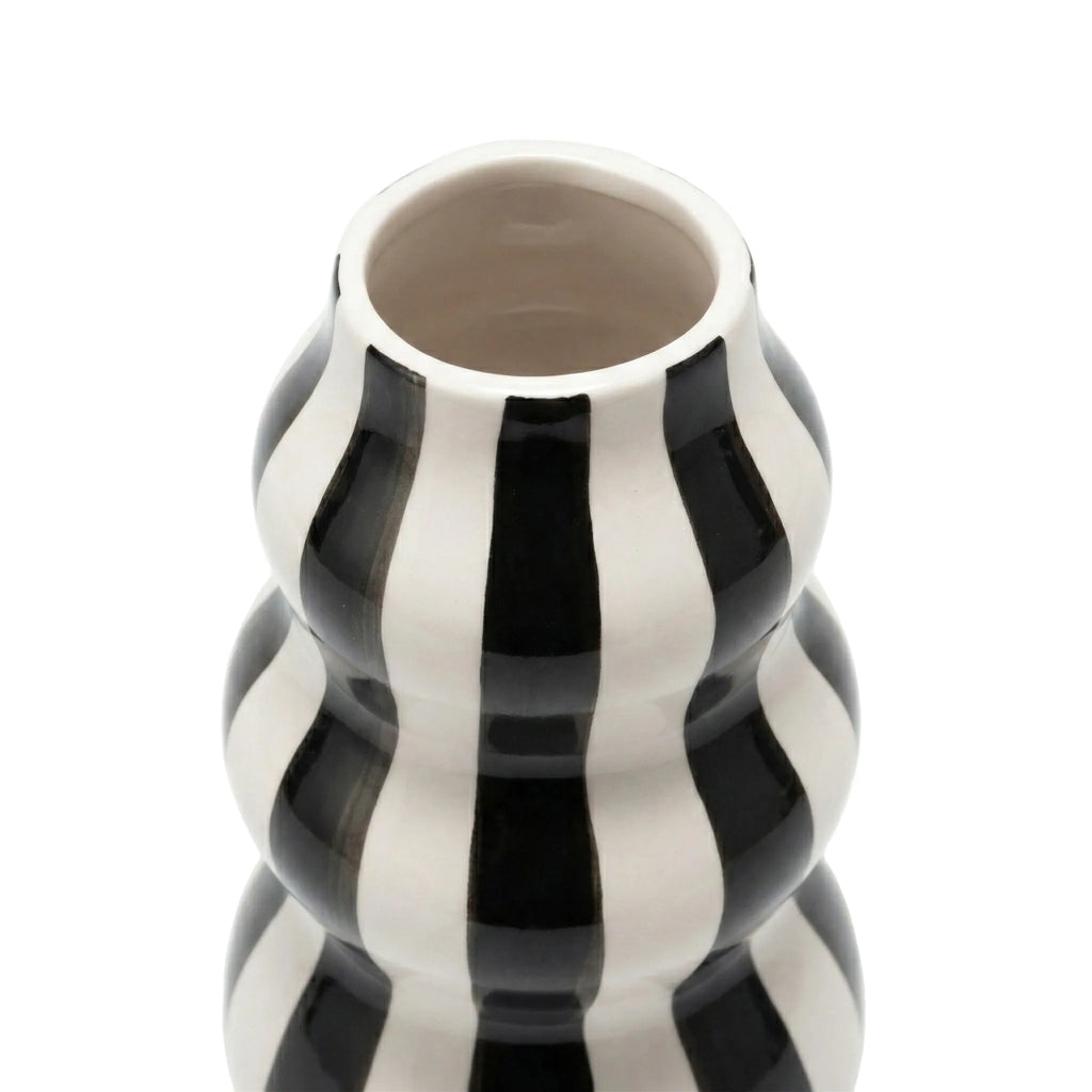 Wavy Striped Vase