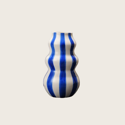 WAVY STRIPED VASE