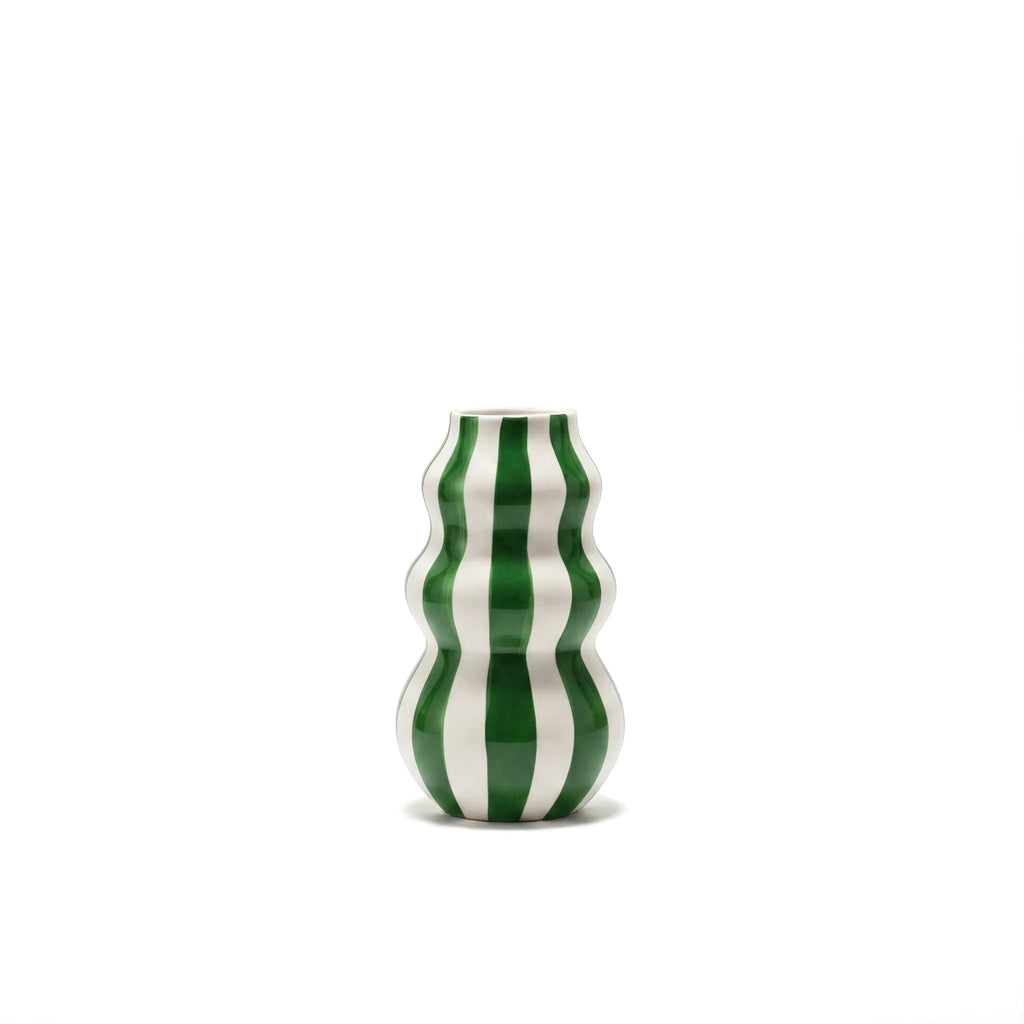 Wavy Striped Vase