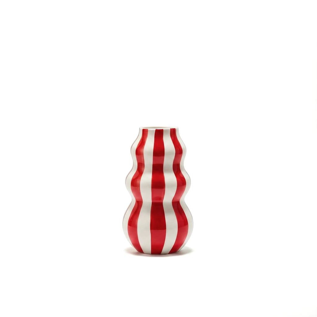 Wavy Striped Vase