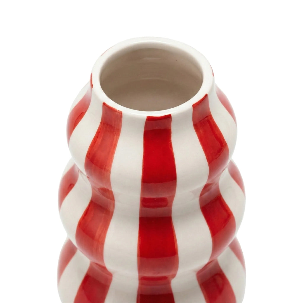 Wavy Striped Vase